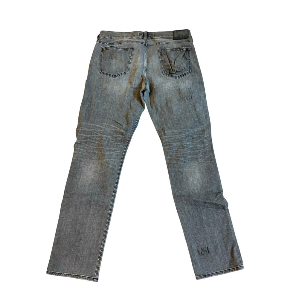 Express Men’s 34x34 Slim Straight 4-Way Stretch Jeans EUC - Picture 3 of 4